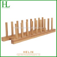 Hot sale Bamboo dishes rack plates rack CDs rack