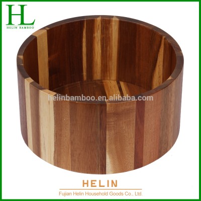 Eco-friendly Acacia wood salad bowl kitchen food bowl