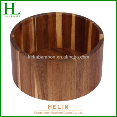 Luxury Round Acacia wood salad bowl