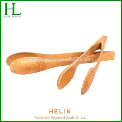 Bamboo food tong Natural Bread tong Kitchen food tong