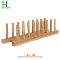 Bamboo Kitchen Dish Rack Plates Holder Organizer