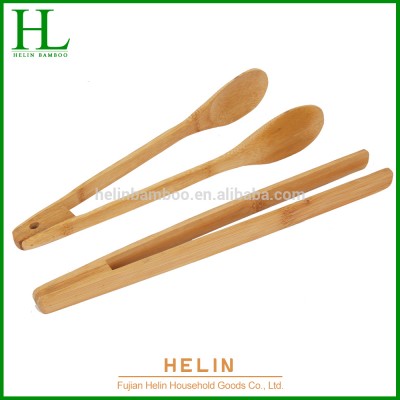 Bamboo salad Tong set ,toast tong Kitchen Utensils